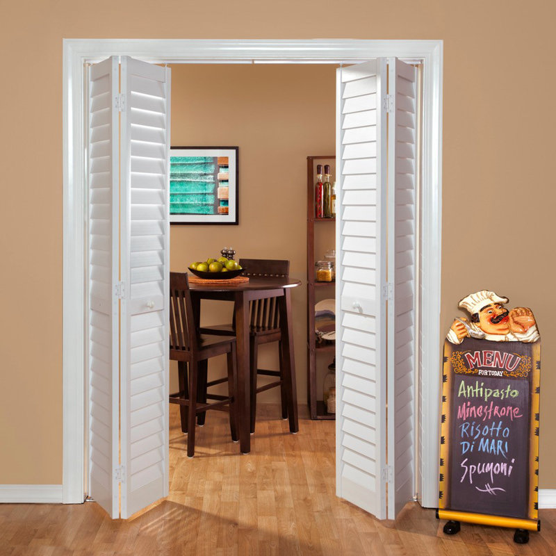 Home Fashion Technologies Louvered PVC/Vinyl BiFold Door & Reviews